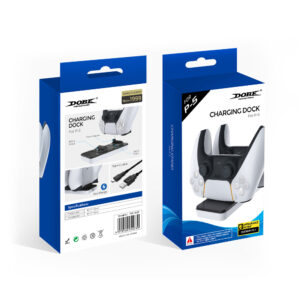 پایه شارژ دوتایی دسته پلی‌استیشن 5 DOBE مدل TP5-0505 | شارژ سریع DualSense